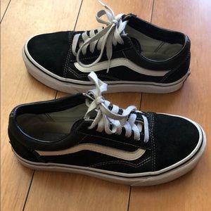 Vans black old school